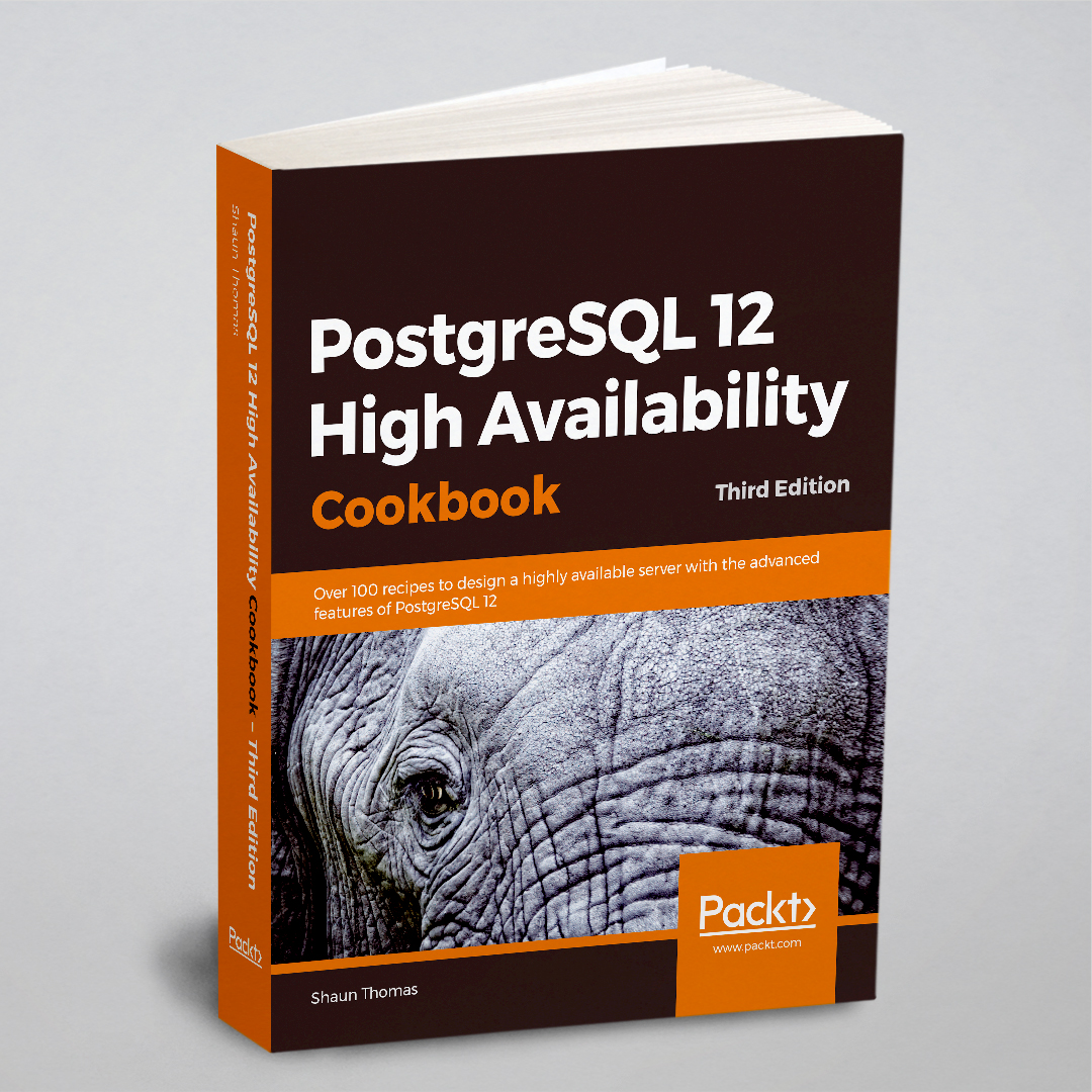 

PostgreSQL 12 High Availability Cookbook