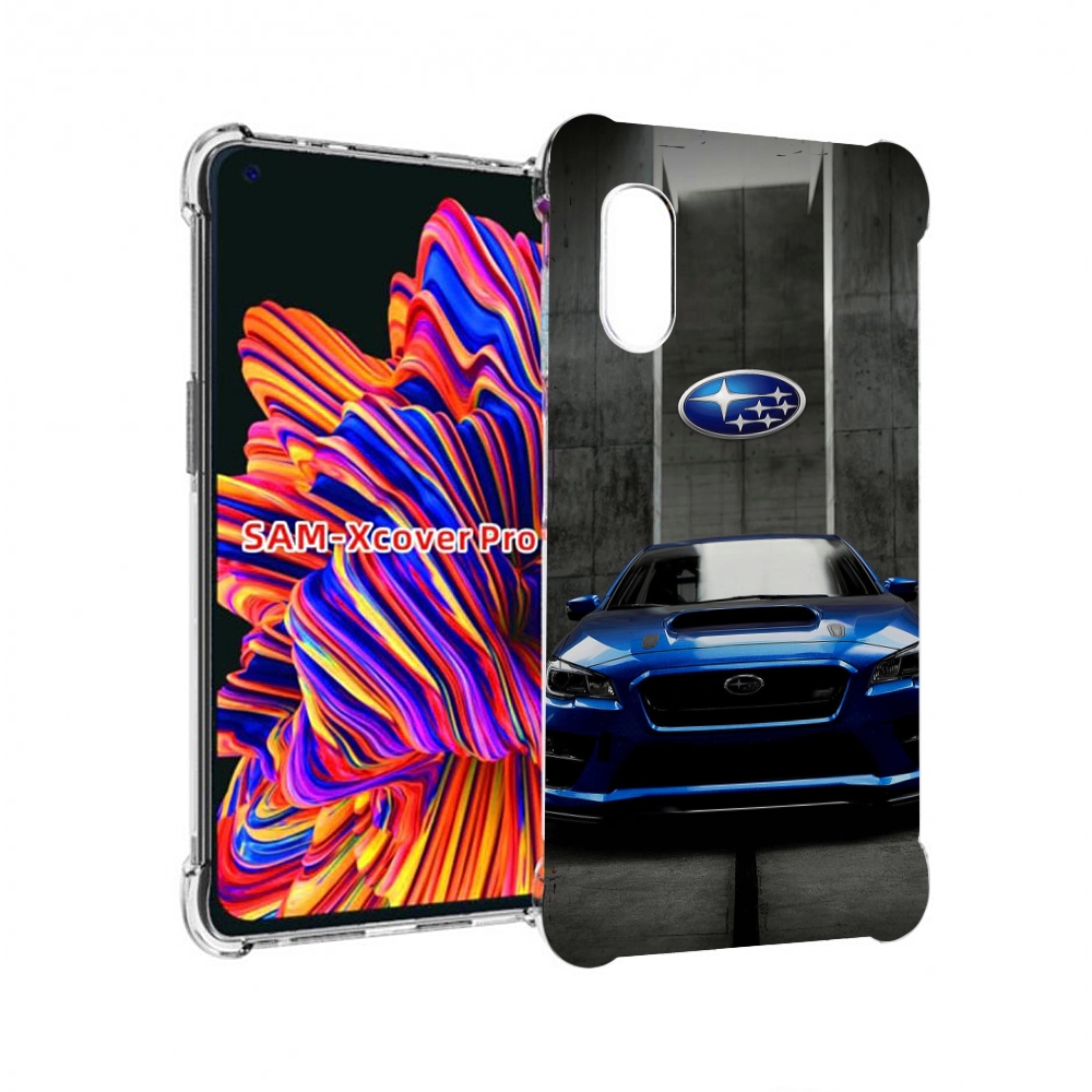 

Чехол MyPads subaru 1 мужской для Samsung Galaxy Xcover Pro 1, Прозрачный, Tocco