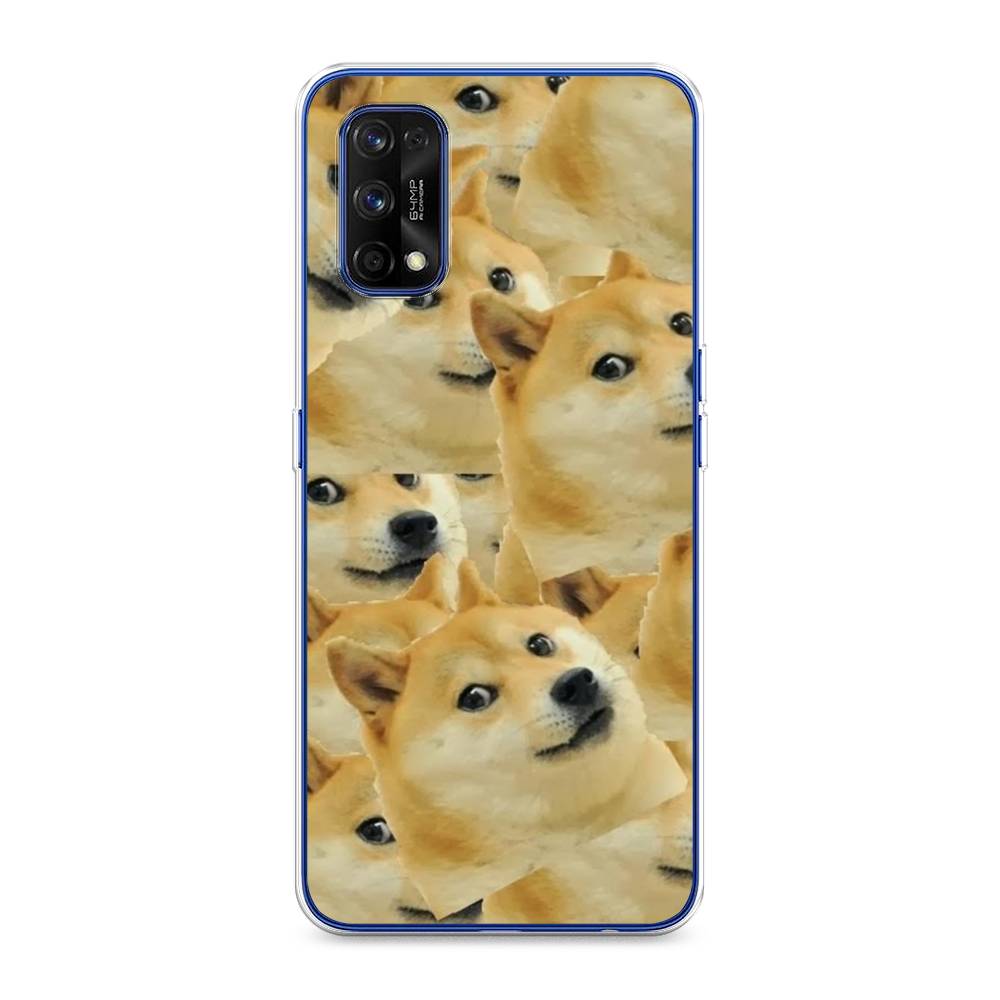 

Чехол Awog на Realme 7 Pro "Собака-подозревака фон", Разноцветный, 254050-9