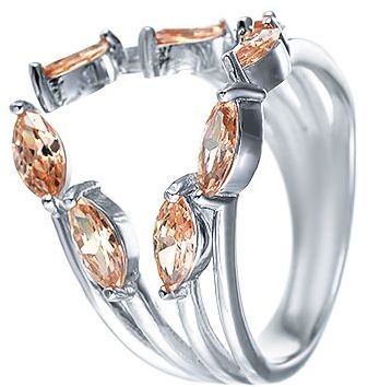 

Кольцо из серебра р.  Джей Ви SY-355491-R_004, фианит, SY-355491-R_004