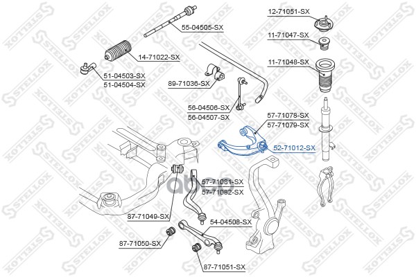 

Опора Шаровая Stellox 5271012SX