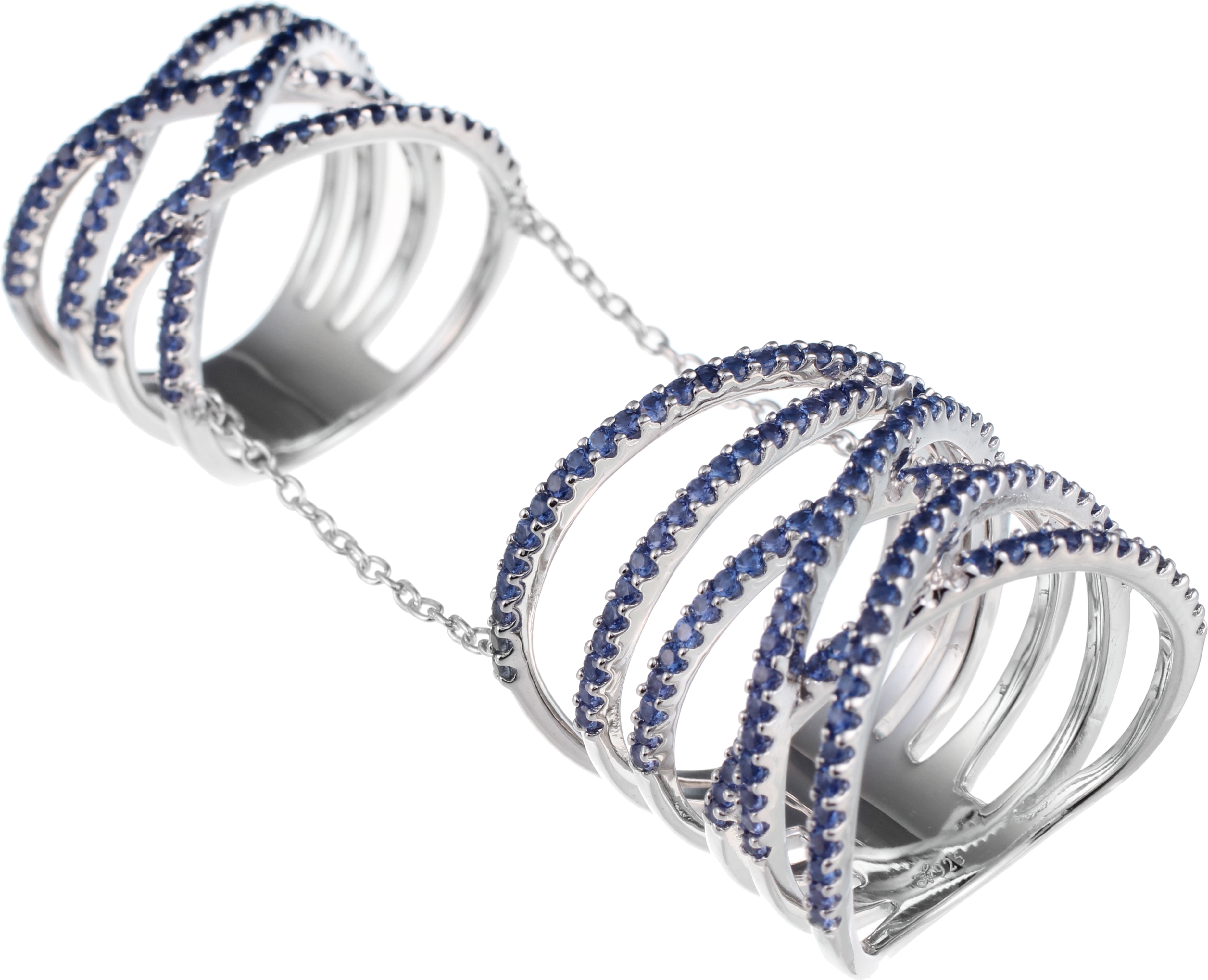 

Кольцо женское с фианитами из серебра Джей Ви DM0929R_001, DM0929R_001