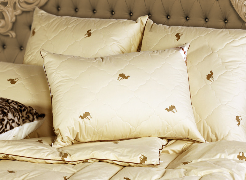 Подушка для сна Tango 5011-01 полиэстер, шерсть верблюжья 70x70 см