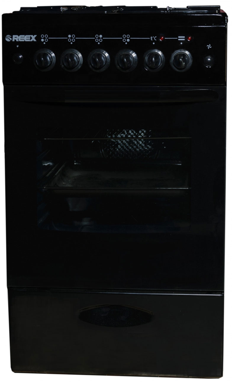 

Комбинированная плита Reex CGE-540 ecBk Black, CGE-540 ecBk