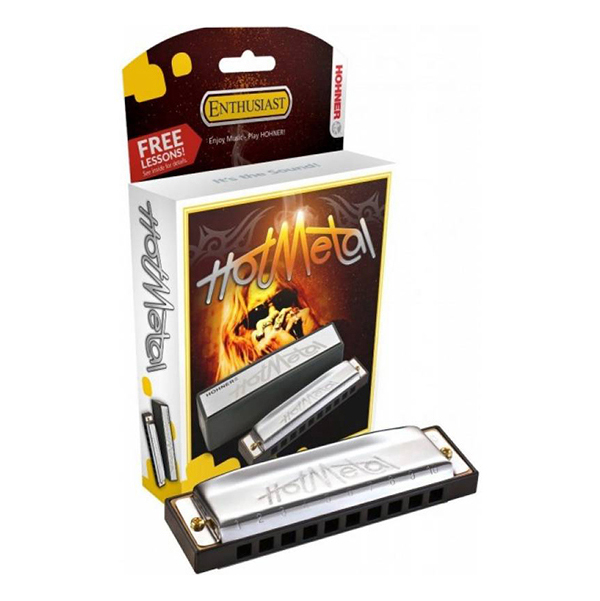 

Губная гармоника диатоническая HOHNER Hot Metal C