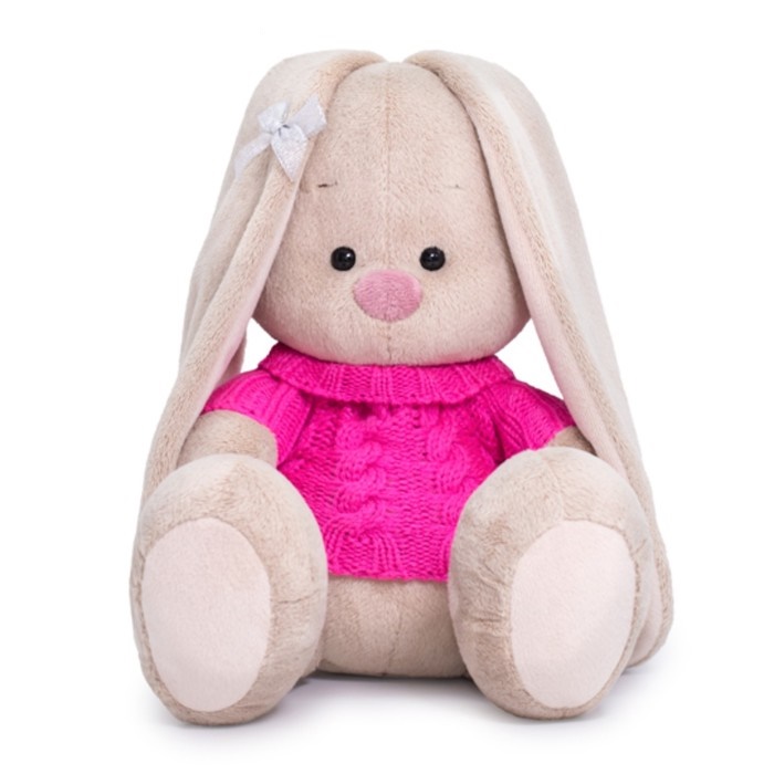 

Мягкая игрушка Зайка Ми в розовом свитере, 18 см SidS-344 Зайка Ми