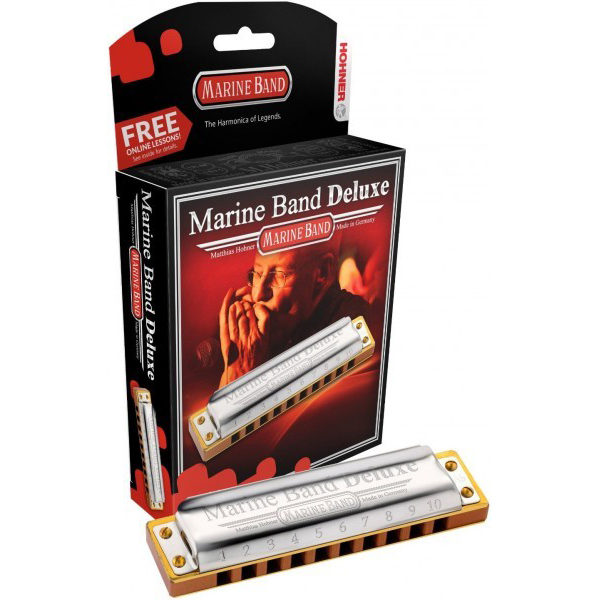 

Губная гармоника диатоническая HOHNER Marine Band Deluxe 2005/20 A