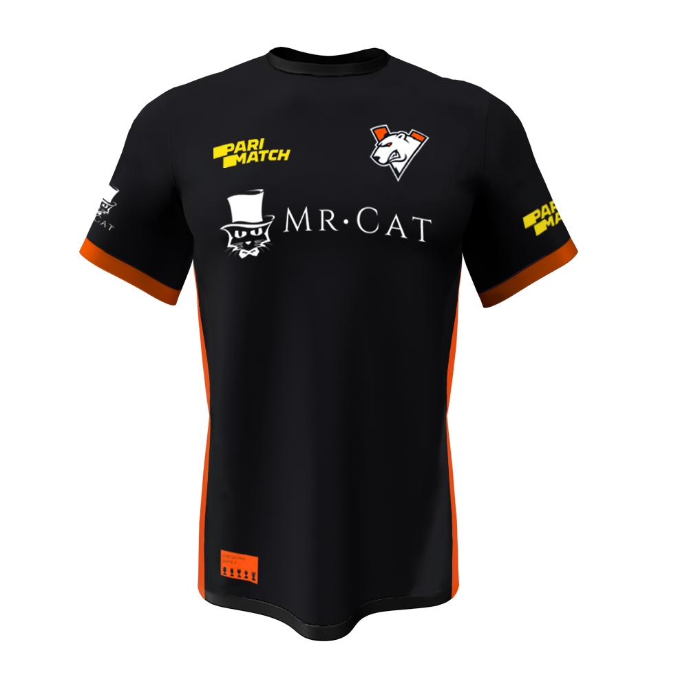 

Футболка мужская Virtus.pro FVPJERSSP19 черная 2XL, FVPJERSSP19