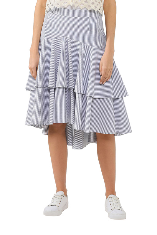 

Юбка женская Belucci 4154503 белая XL, Белый, 4154503