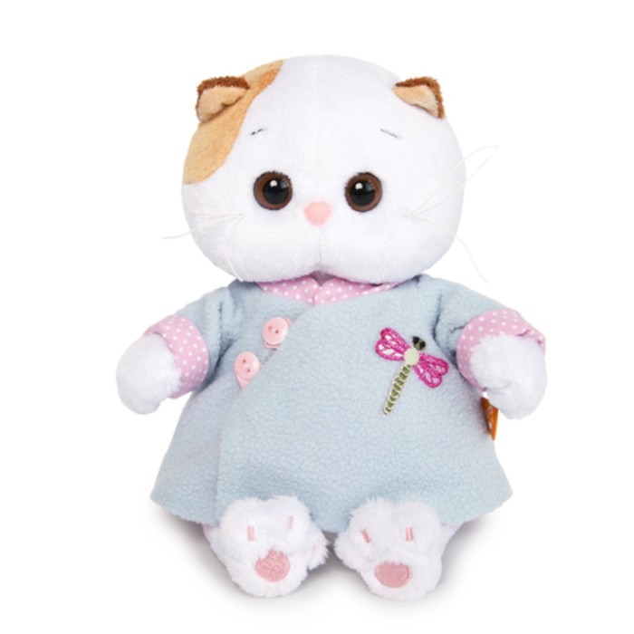 

Мягкая игрушка BUDI BASA Ли-Ли Baby в голубой курточке в китайском стиле, 20 см, Белый