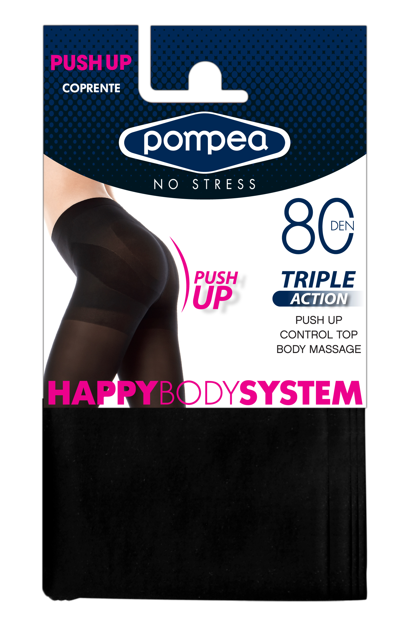 фото Колготки женские pompea triple action 80 den black 2