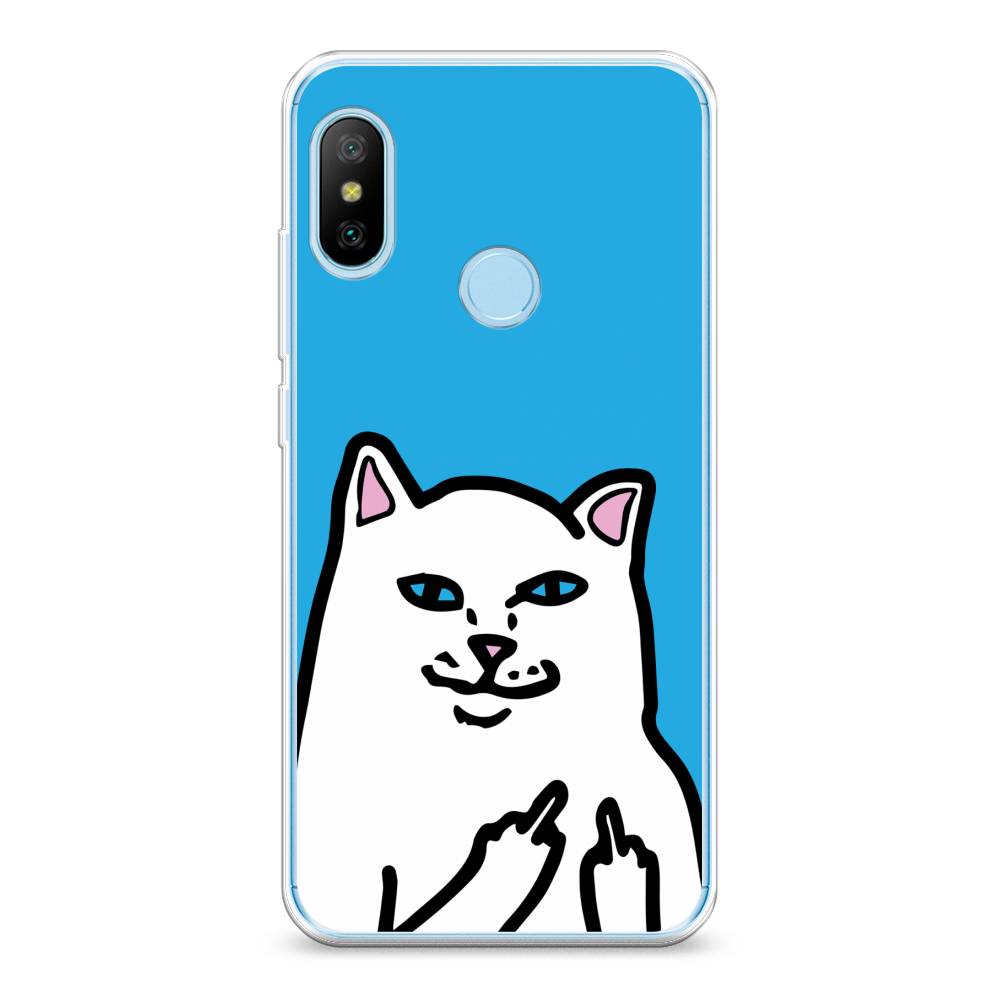 

Чехол Awog на Xiaomi Redmi 6 Pro/6 Plus/Mi A2 Lite "Кот жесть", Разноцветный, 33950-9
