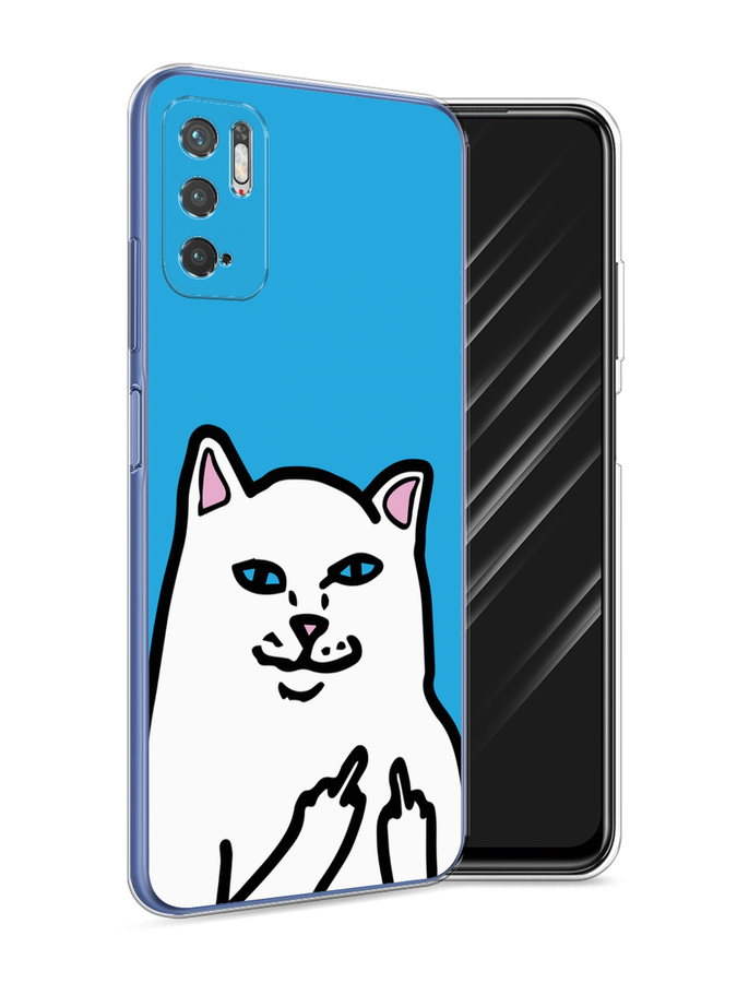 

Чехол Awog на Xiaomi Redmi Note 10T/Note 10 5G/M3 Pro "Кот жесть", Разноцветный, 310850-9