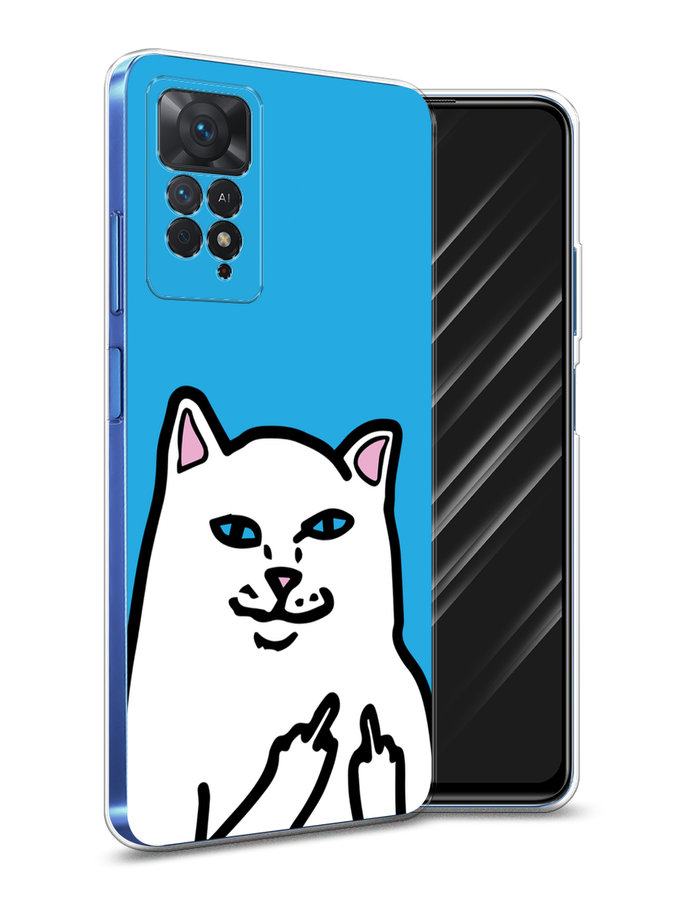 

Чехол Awog на Xiaomi Redmi Note 11 Pro/11 Pro 5G/11E Pro "Кот жесть", Разноцветный, 314850-9