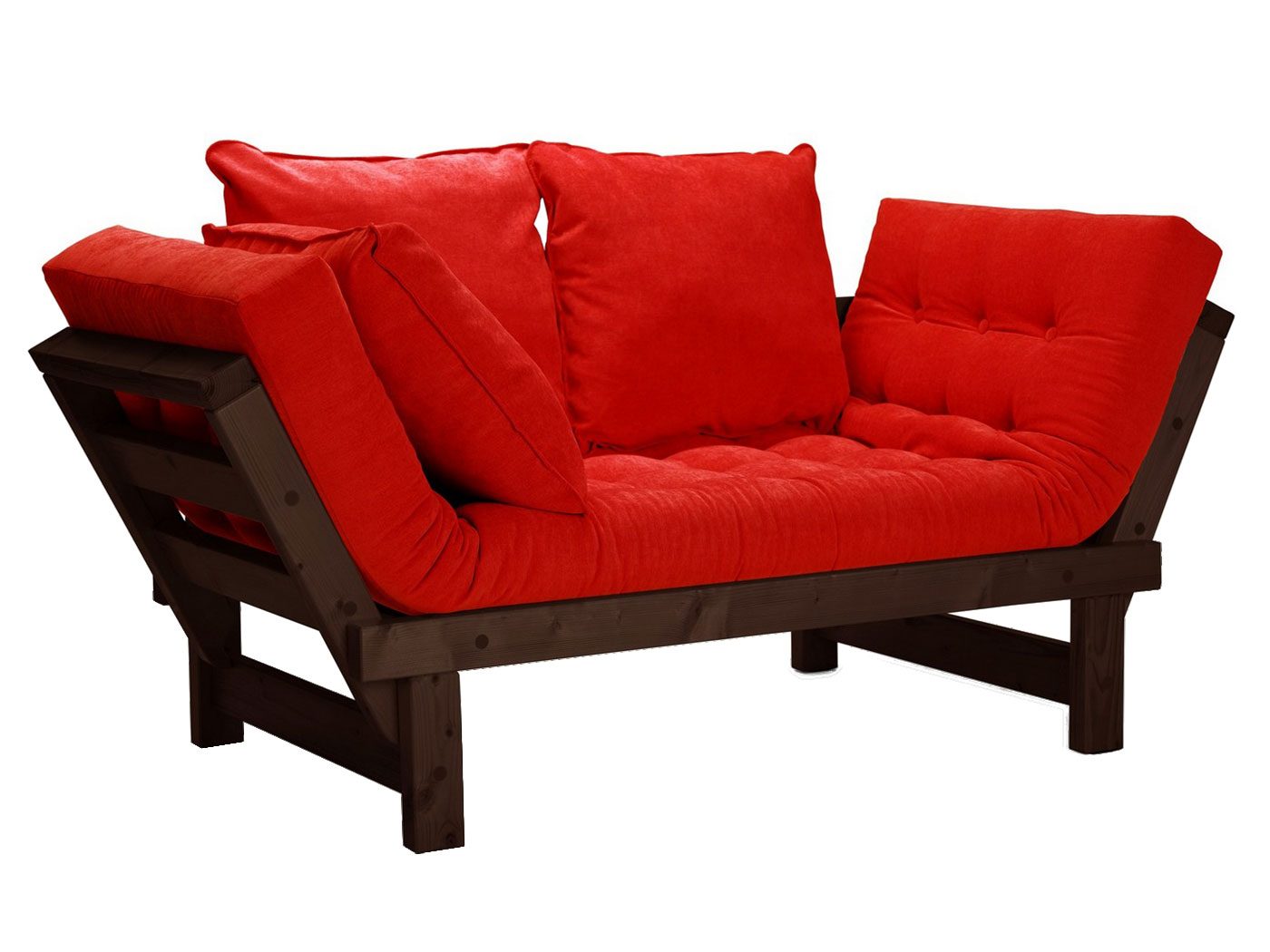 фото Прямой диван свен бук, венге, красный, вельвет андерсон