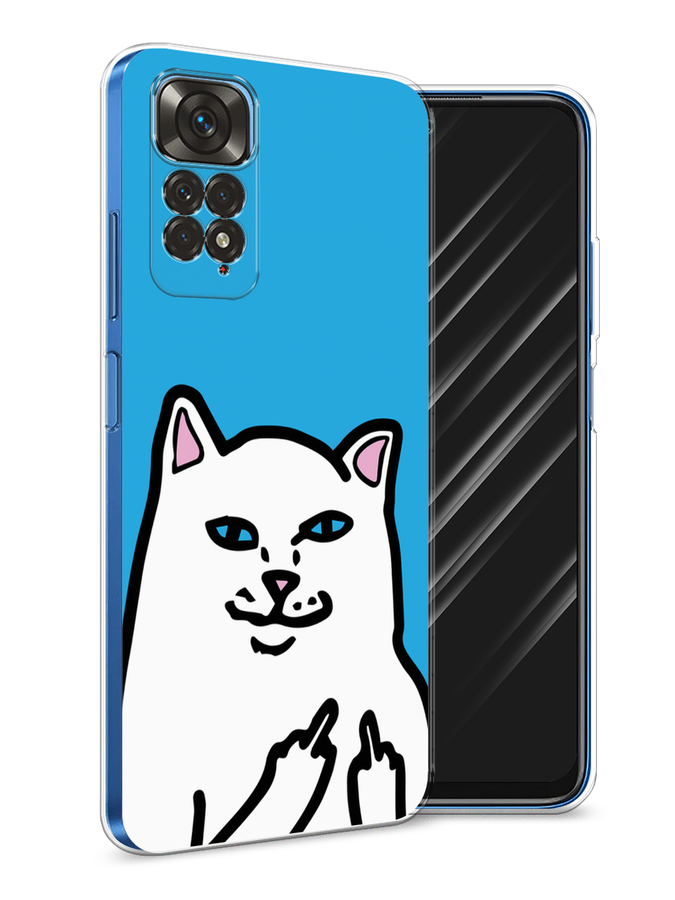 

Чехол Awog на Xiaomi Redmi Note 11 4G Global/Redmi Note 11S "Кот жесть", Разноцветный, 313850-9