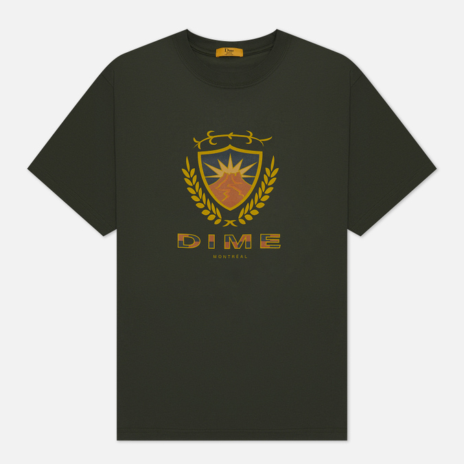 

Мужская футболка Dime Crest оливковый, Размер M, Зеленый, Crest