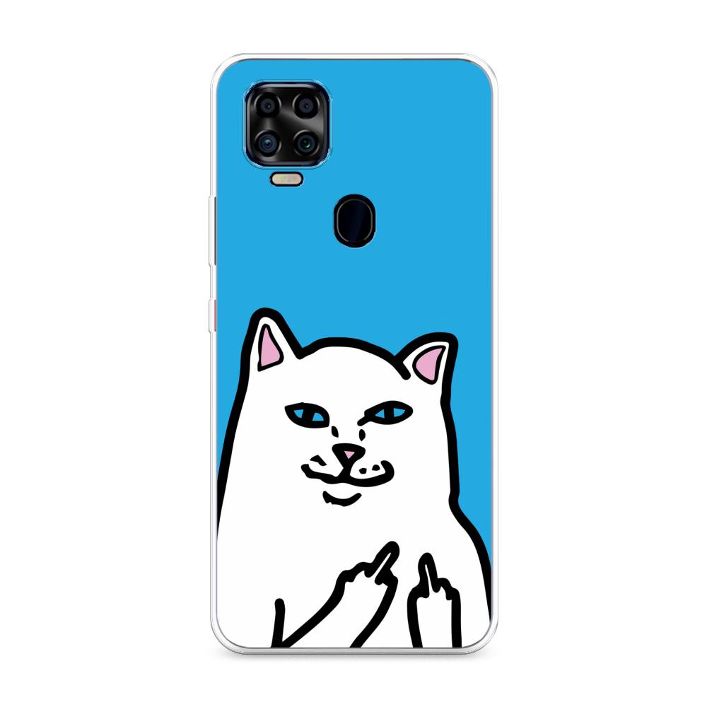 

Чехол Awog на ZTE Blade V2020 4G / ЗТЕ Блэйд V2020 4G "Кот жесть", Разноцветный, 134350-9