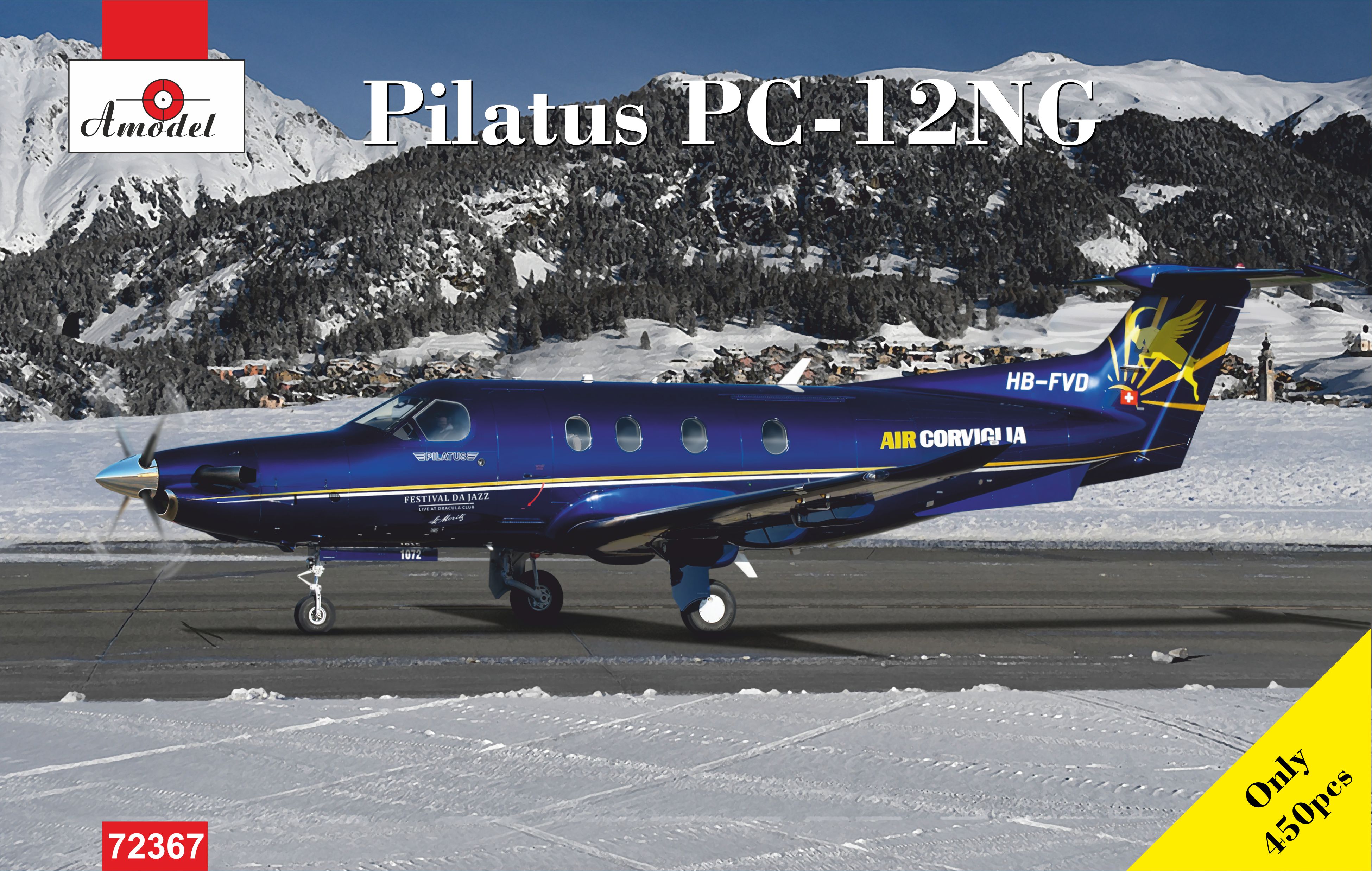 

Сборная модель Amodel 1/72 Самолет Pilatus PC-12NG 72367
