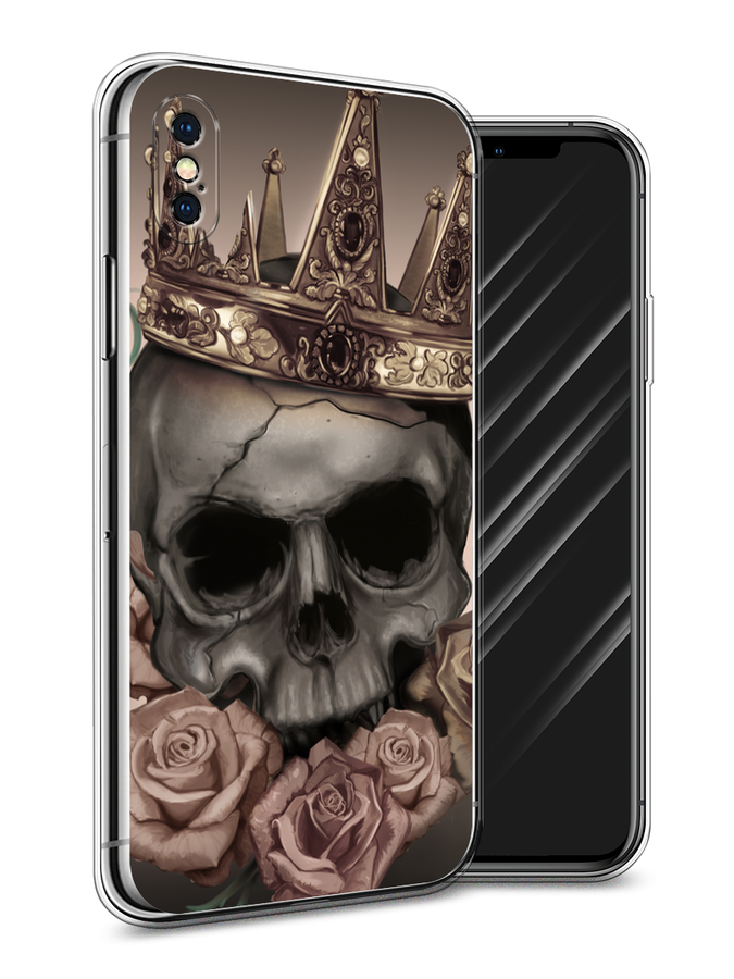 

Чехол Awog на Apple iPhone XS Max (10S Max) / Айфон XS Max (10S Max) "Череп 22", Разноцветный, 11950-9
