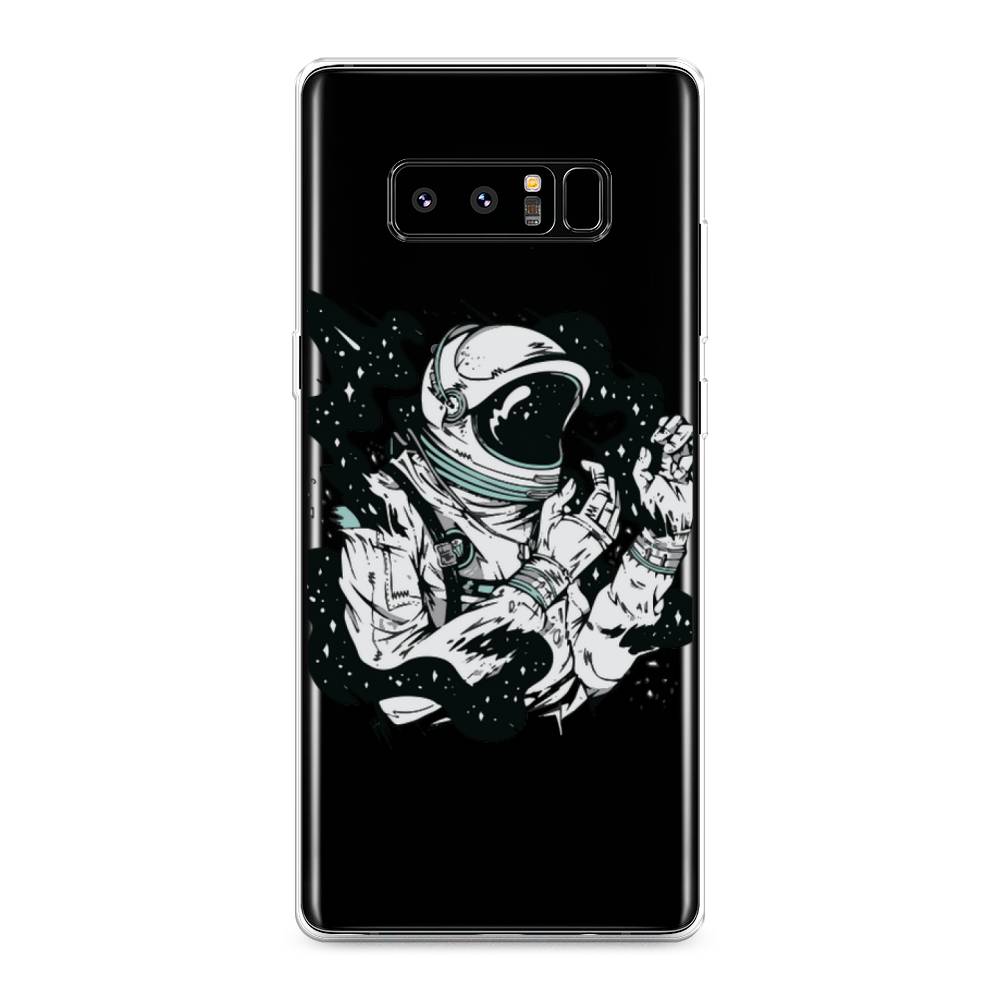 

Чехол Awog на Samsung Galaxy Note 8 "Космонавт арт", Черный;белый;прозрачный, 25250-7