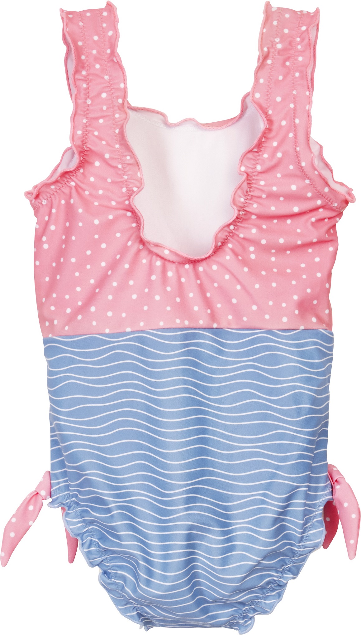 Купальник слитный детский Playshoes 461293, голубой; розовый, 134 козлики брюсе в аквапарке