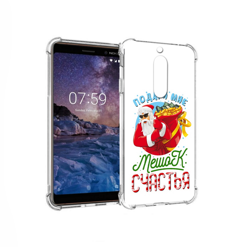 

Чехол MyPads Tocco для Nokia 7 Подарите мне мешок денег (PT95887.123.138), Прозрачный, Tocco