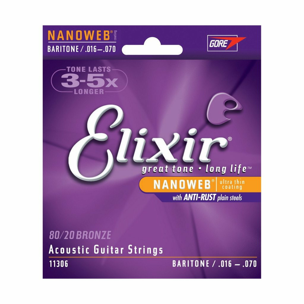 

Струны для акустической гитары Elixir 11306 NANOWEB, 11306 NANOWEB