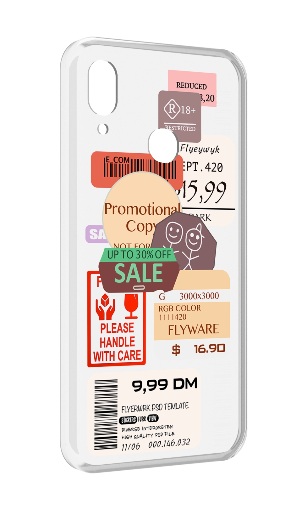 

Чехол MyPads скидочные-купоны-принт для BQ BQ-6040L Magic, Прозрачный, Tocco