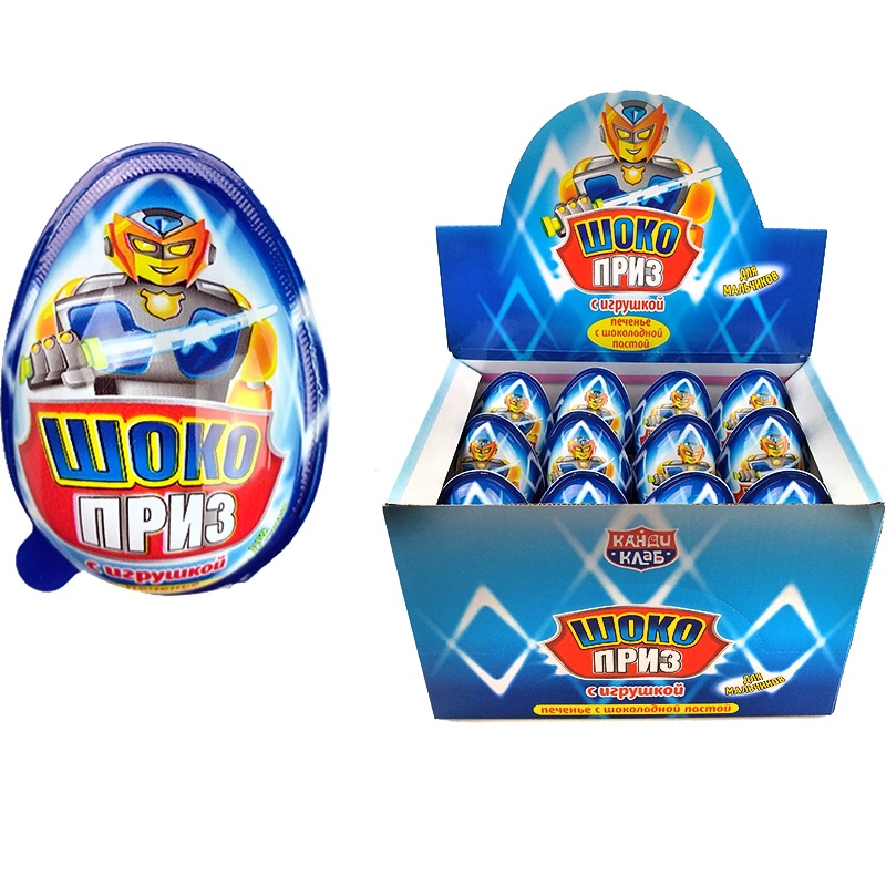 

Набор Печенье "Шокоприз" с шоколадной пастой и игрушкой для мальчиков, 360 г