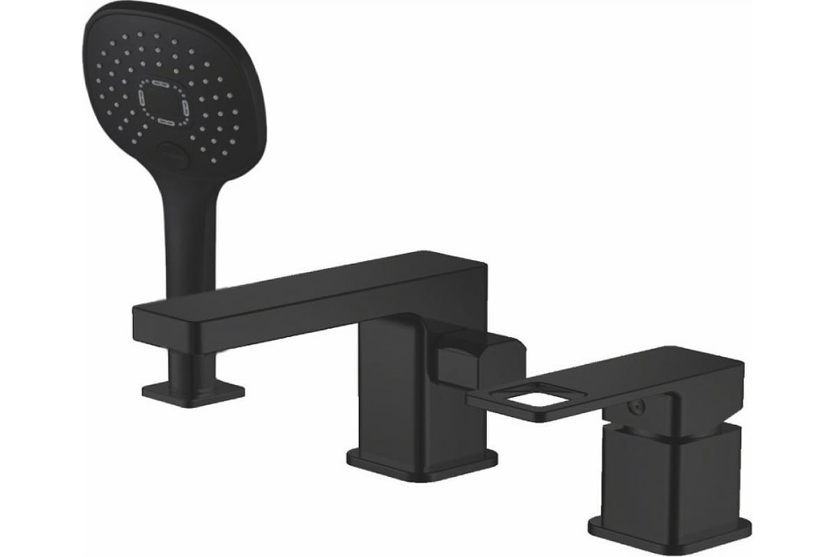 Смеситель для ванны Haiba на три отверстия HB80615-7