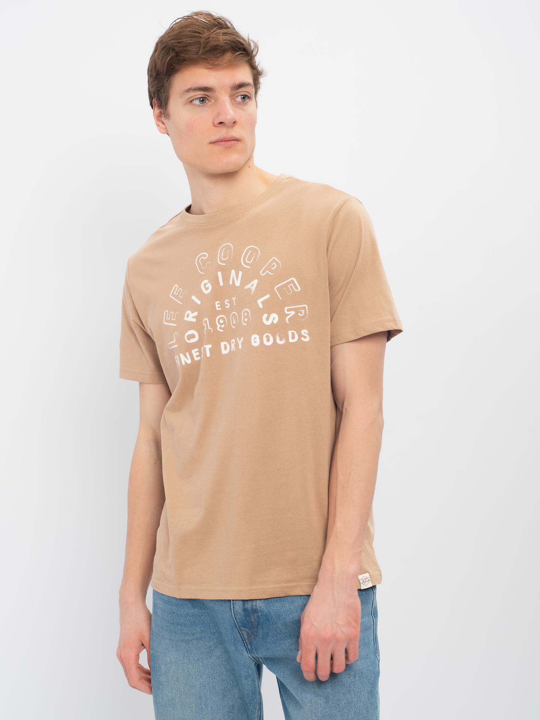 

Футболка мужская Lee cooper MT2A120478BS2LC1-A коричневая XL, MT2A120478BS2LC1-A