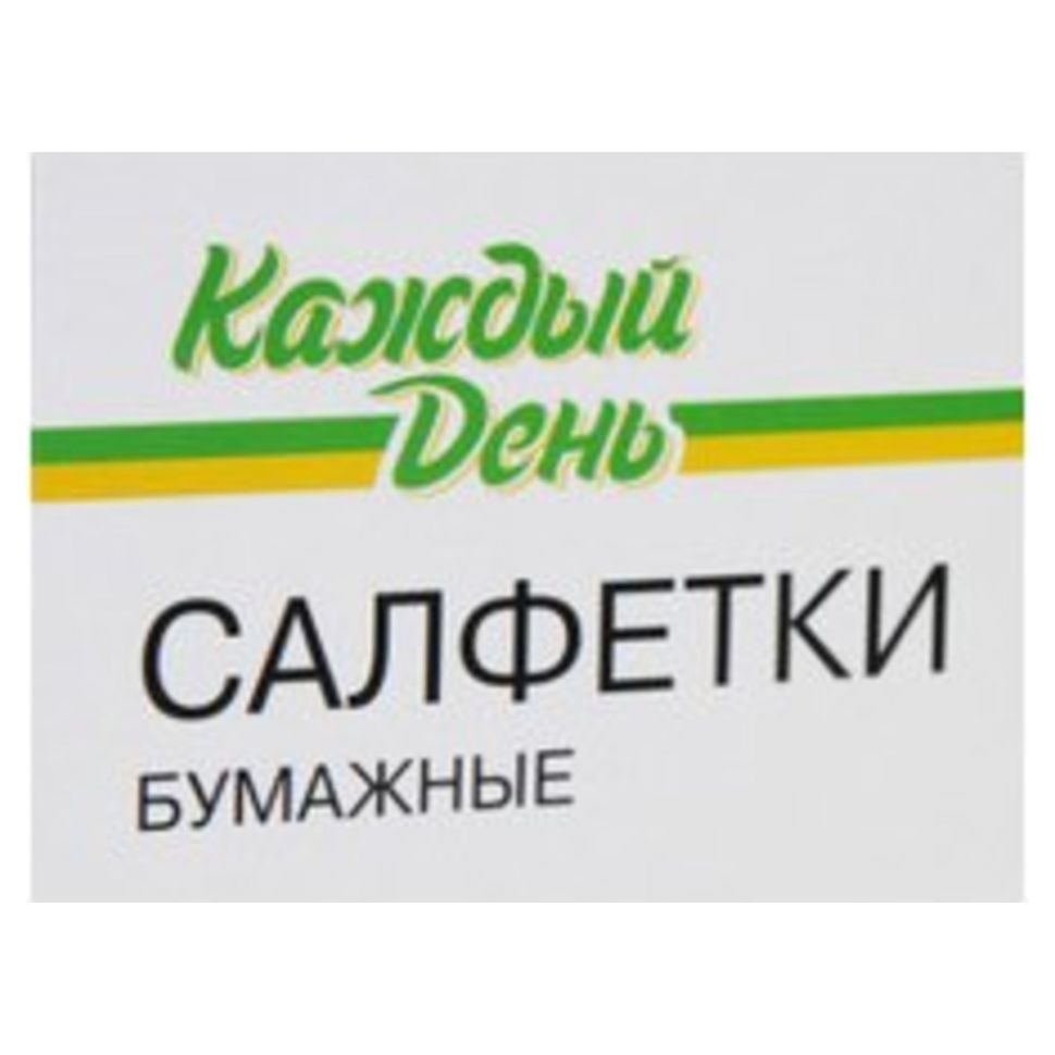 

Салфетки бумажные «Каждый день», 100 шт A009