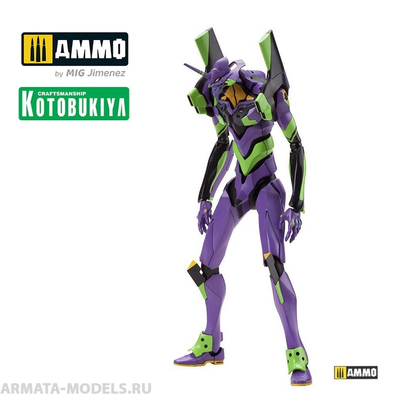 

KTOKP405 Модель Evangelion 3.0 Plastic Model Kit Evangelion Test Type 01 Night Combat Ver