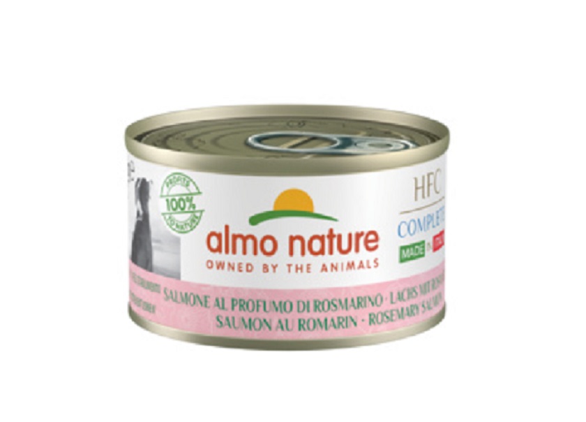 

Консервы для собак Almo Nature Итальянские рецепты, с лососем и розмарином, 95г