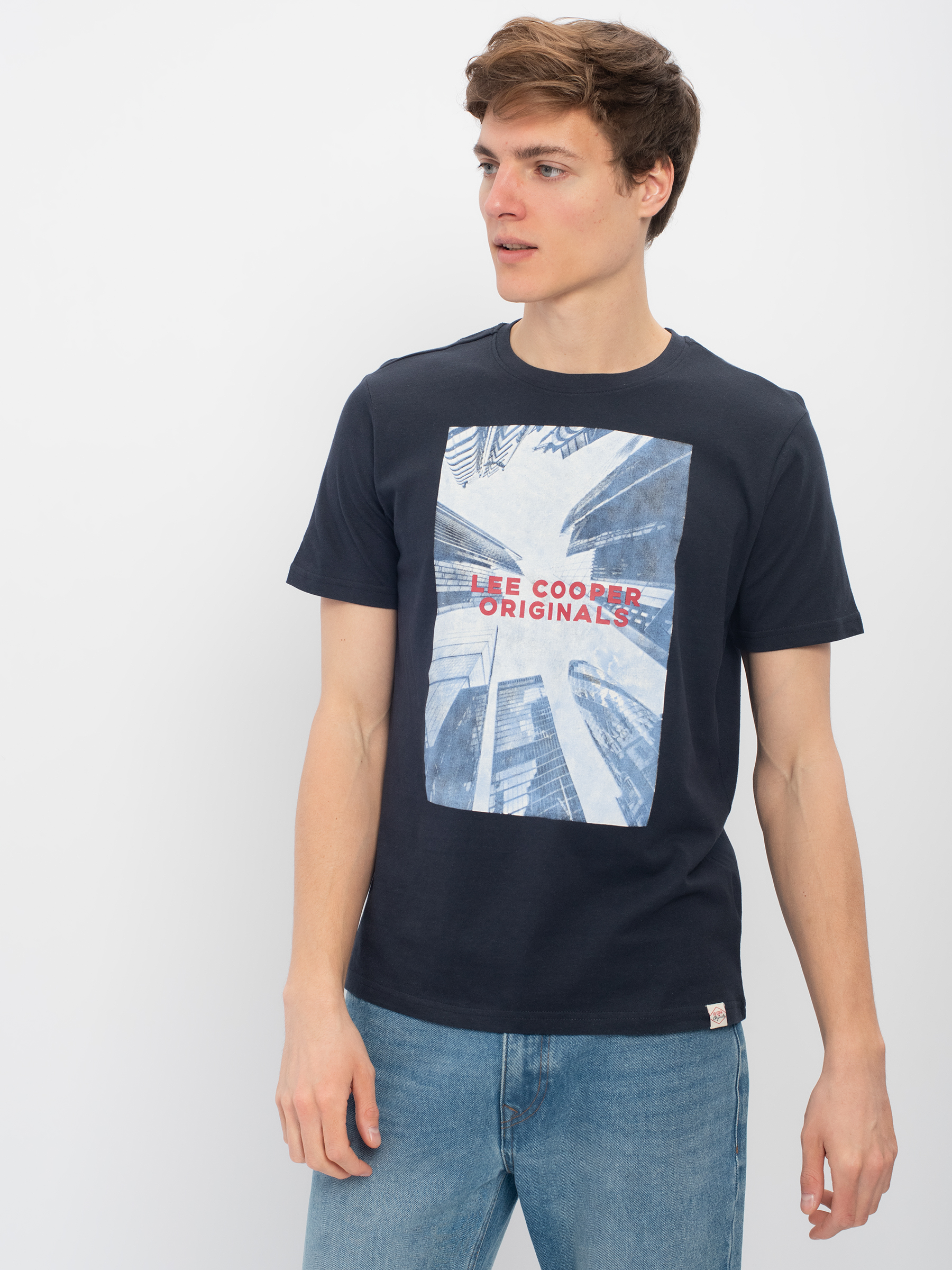 

Футболка мужская Lee cooper MT2A120479BS2LC2-DN черная XL, MT2A120479BS2LC2-DN