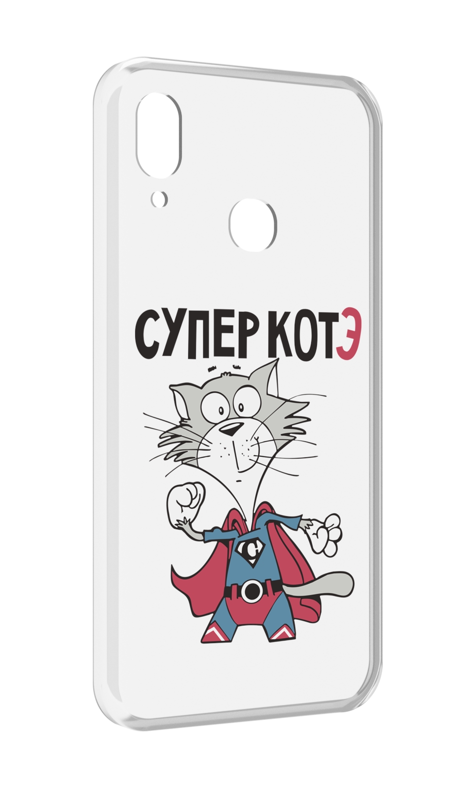 

Чехол MyPads супер-котэ для BQ BQ-6040L Magic, Прозрачный, Tocco