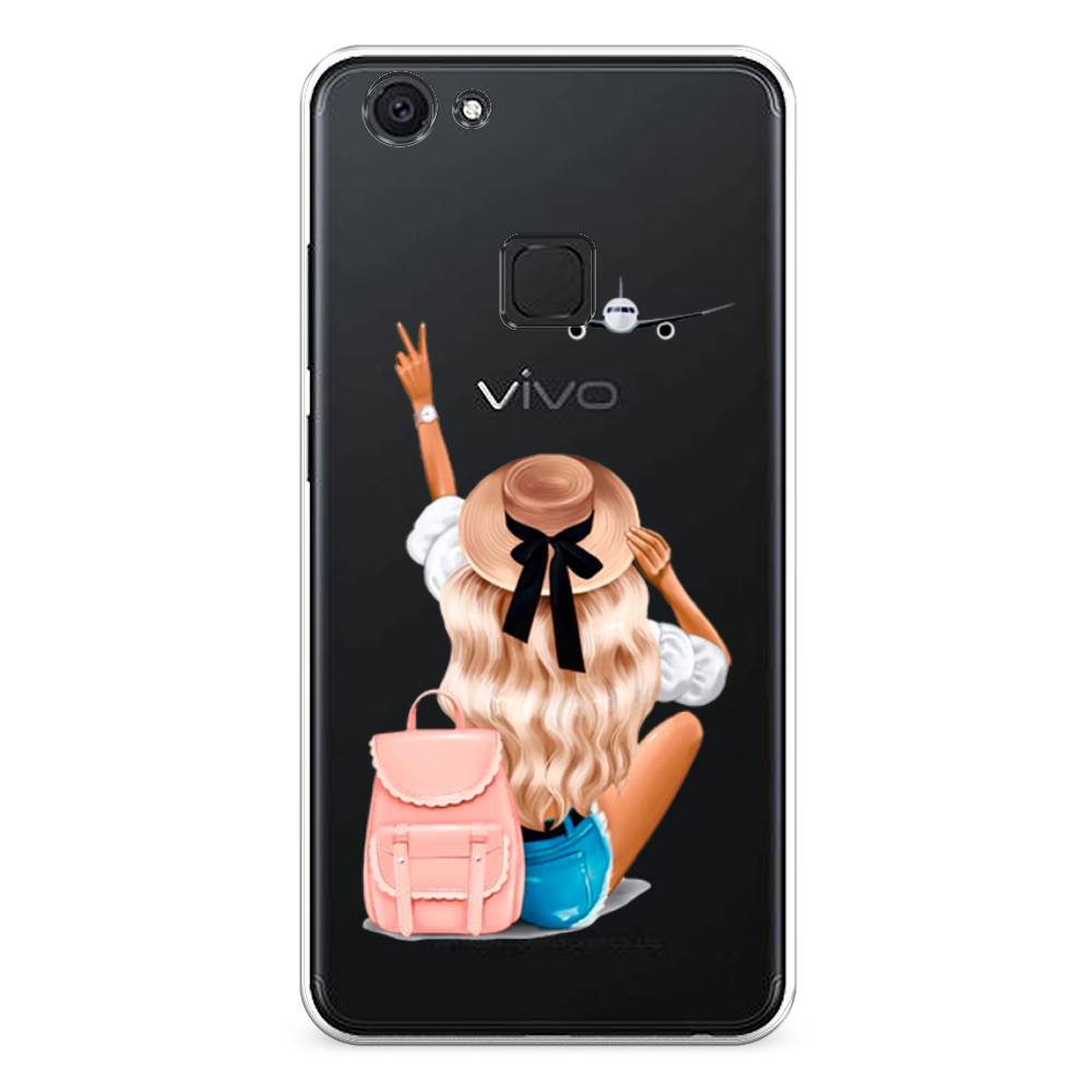 

Чехол Awog на Vivo V7 "Автостопом самолетом", Разноцветный, 260450-7