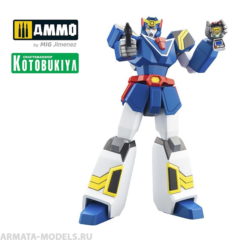 

KTOKP495 Сборная модель Brave Police J-Decker Plastic Model Kit Deckerd Max Cannon