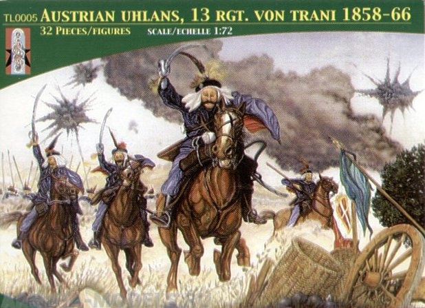 LT-0005 Набор фигур: Austrian Uhlans, 1858-66