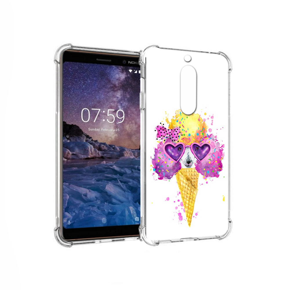 

Чехол MyPads Tocco для Nokia 7 Рожок (PT95887.123.146), Прозрачный, Tocco