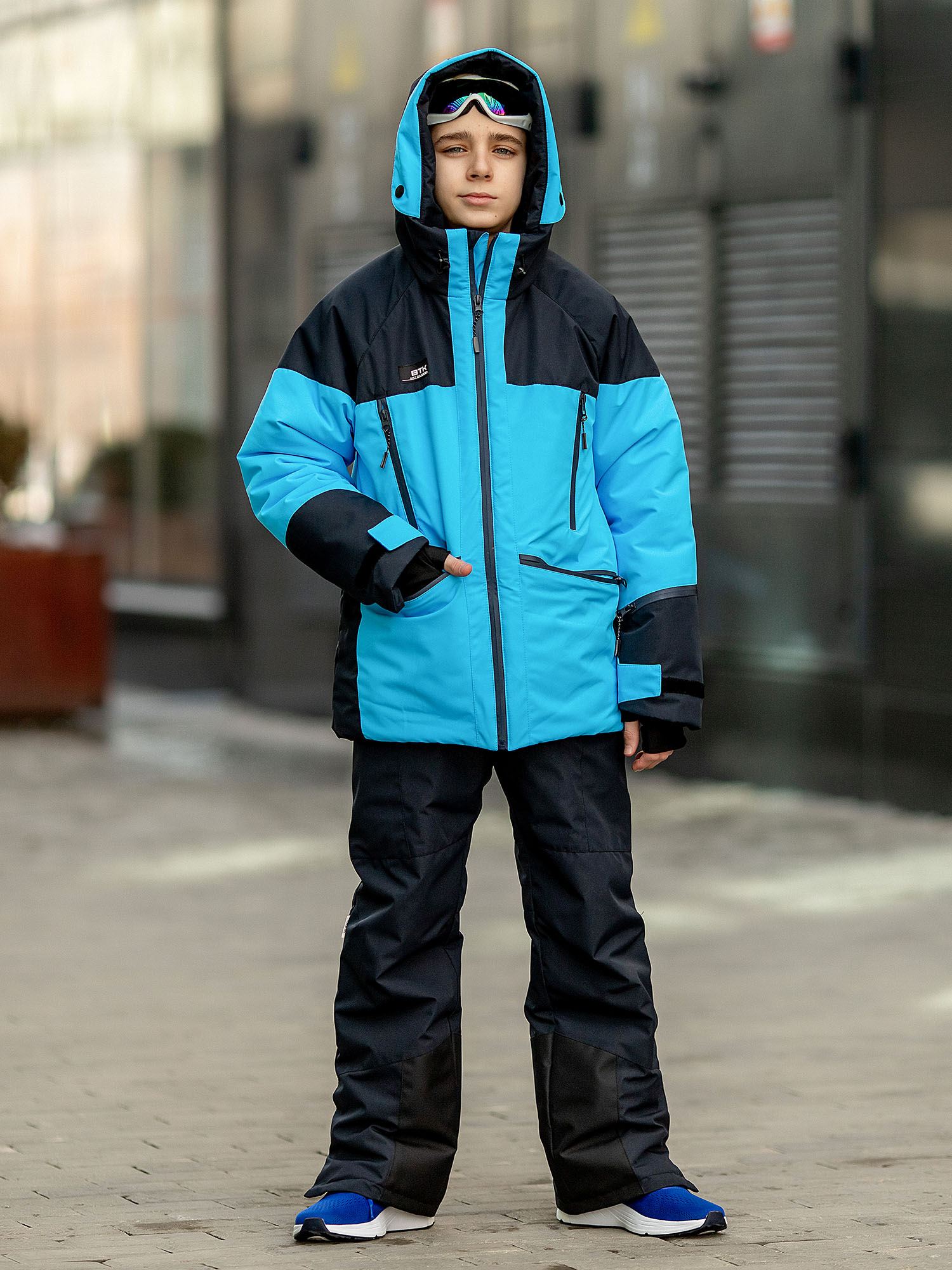 

Комплект верхней одежды Batik 147-23з-02 цв. синий/черный-синий р. 164, 147-23з