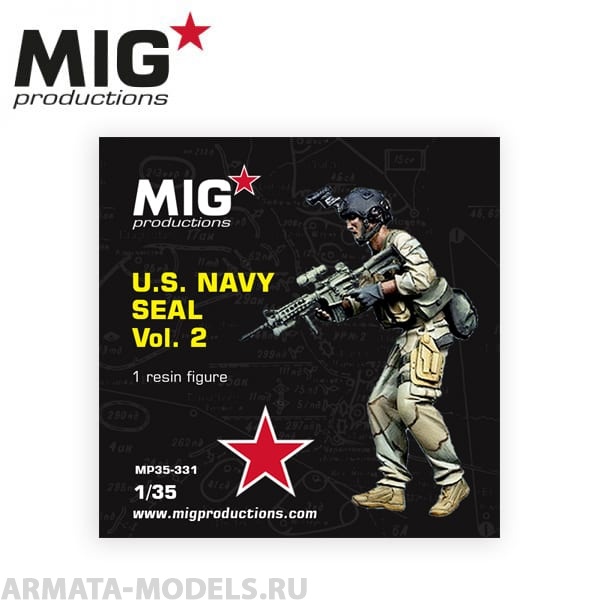 

MP35-331 Пластиковая фигура U.S. Navy seal Vol.2