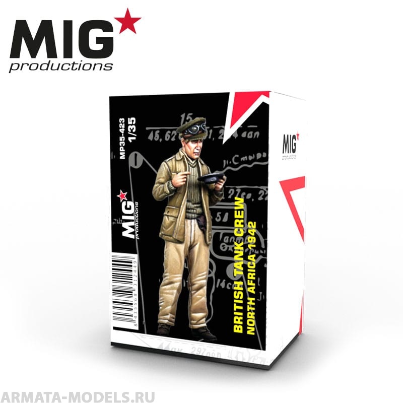 

MP35-423 Пластиковая фигура BRITISH TANK CREWMAN EATINGNORTH AFRICA 1942