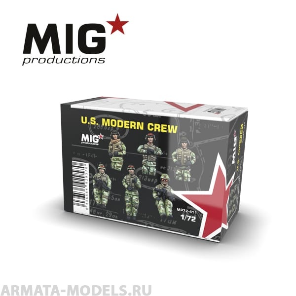 

MP72-411 Пластиковая фигура U.S. Modern crew