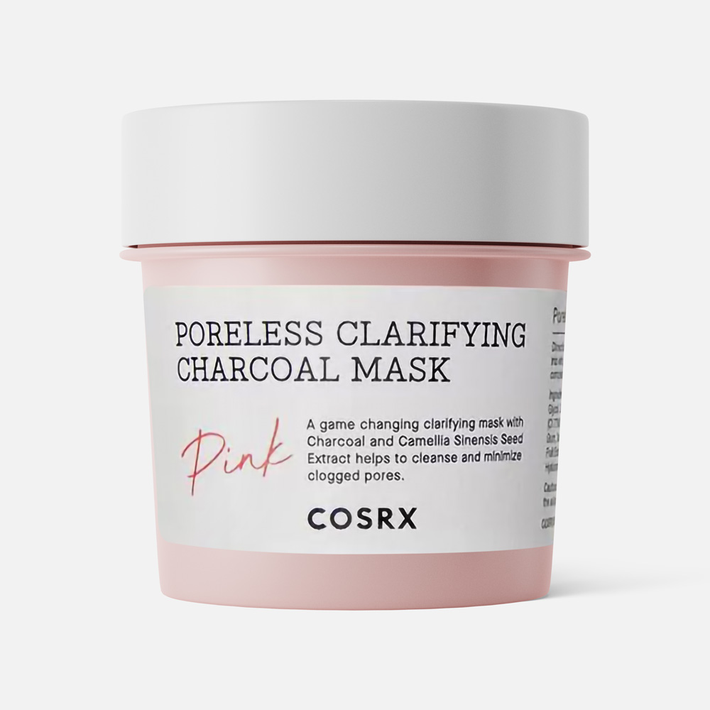 Маска для лица COSRX Poreless Clarifying Charcoal Mask Pink для сужения пор 110 г