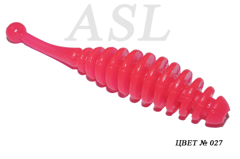 

Силиконовая приманка ASL Бу-Бу цв. 027,L-5см 10шт/уп, Бу-бу