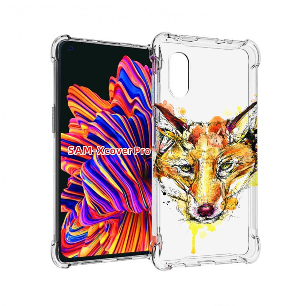 

Чехол MyPads Акварельная лиса для Samsung Galaxy Xcover Pro 1, Прозрачный, Tocco