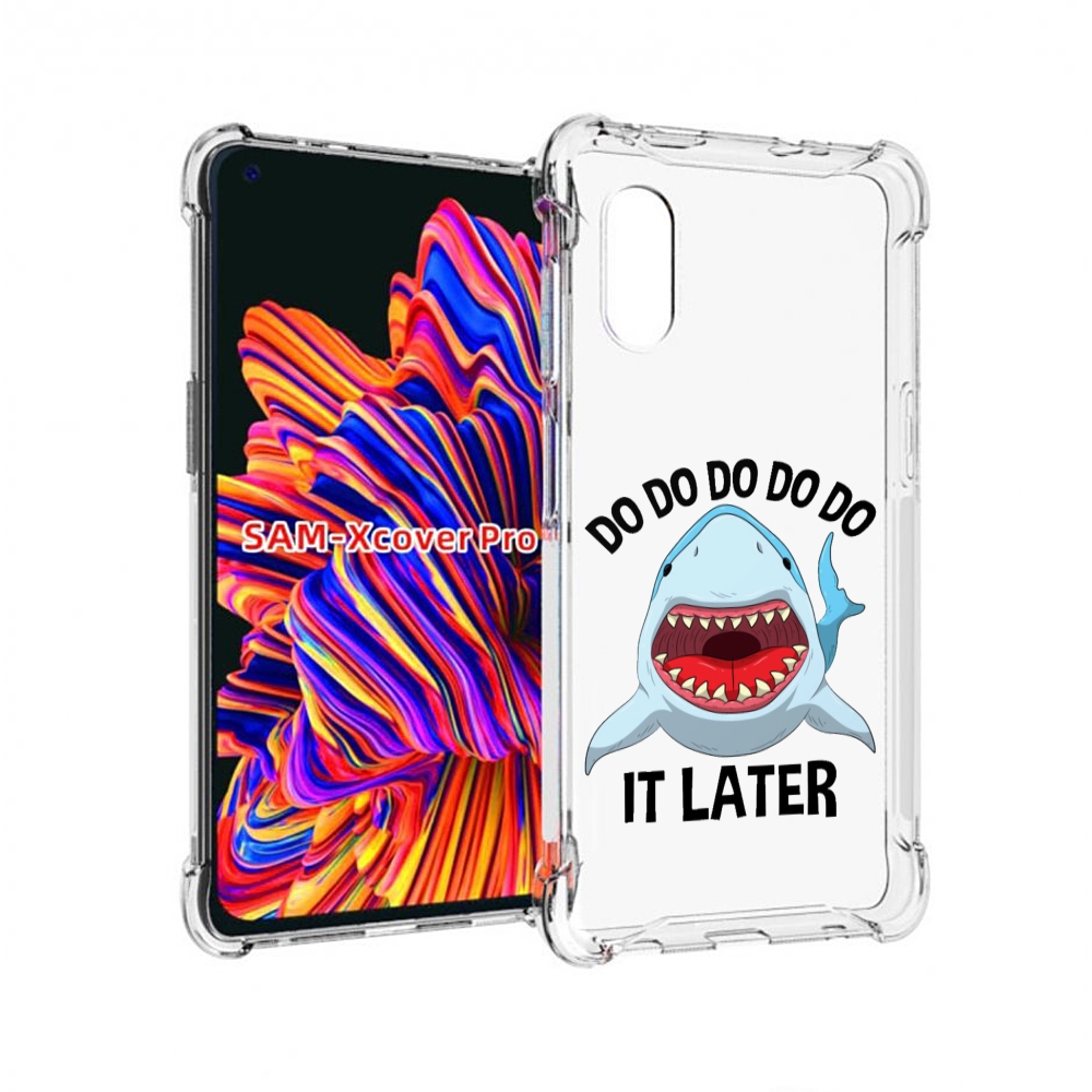 

Чехол MyPads Акула для Samsung Galaxy Xcover Pro 1, Прозрачный, Tocco