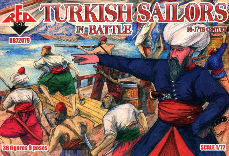 RB72079 Фигуры Turkish Sailors in Battle 16-17 century